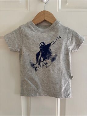 Nosilla Organics Bright Blue Skate Baby Tee  - 6-12 months - NEW